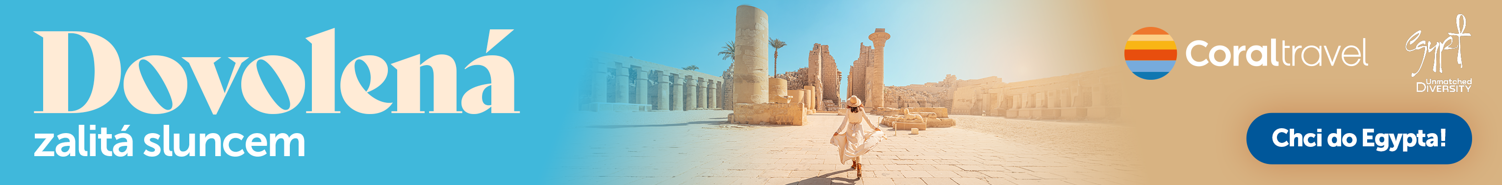 Dovolená v Egyptě – nabídka zájezdů Coral Travel