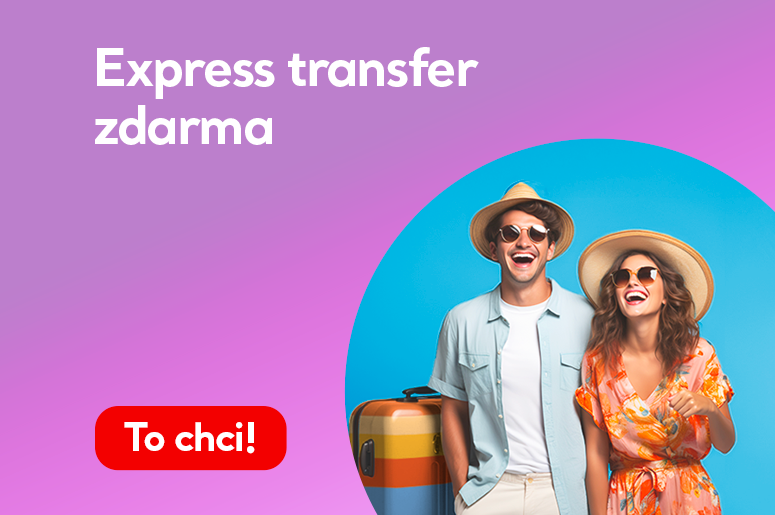 Express transfer zdarma