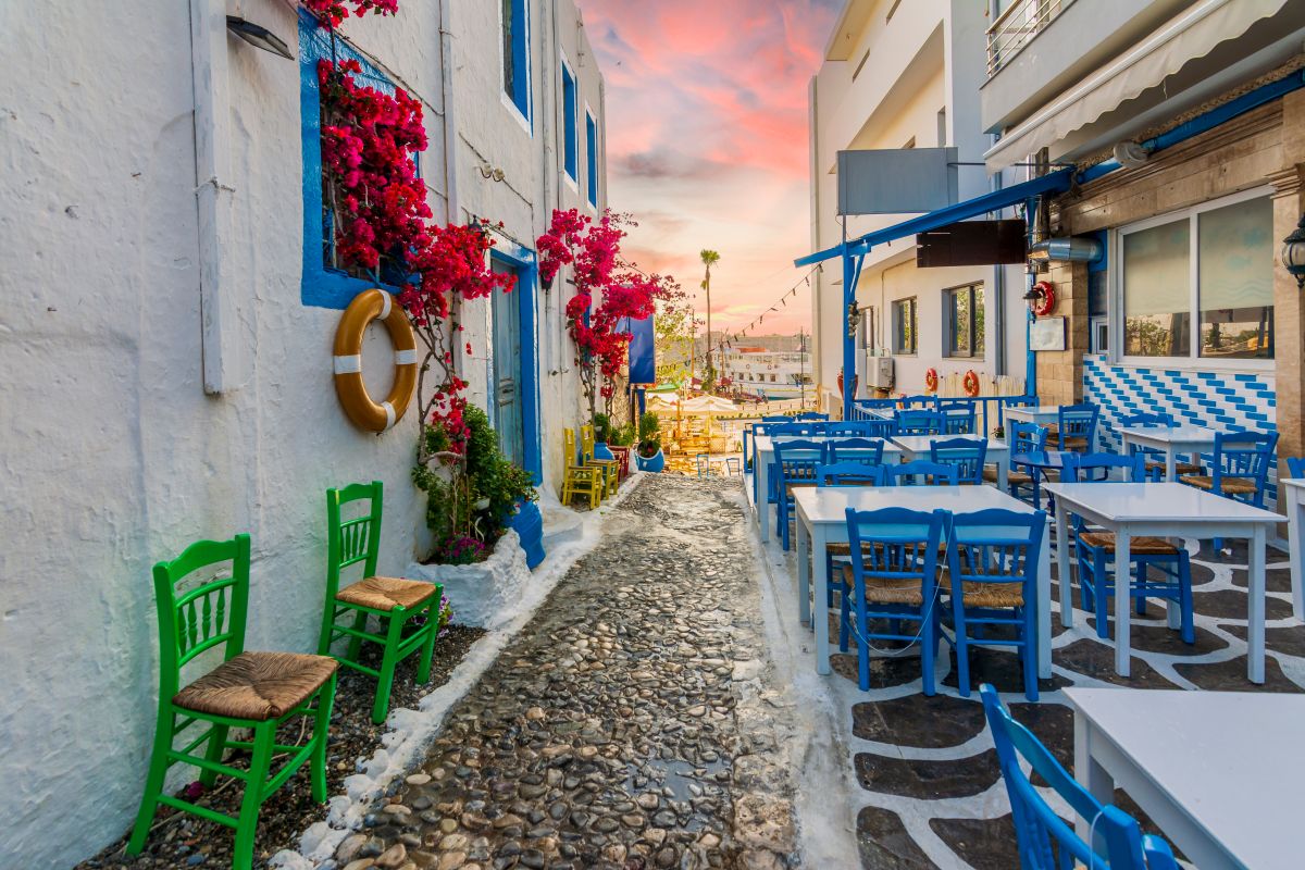 Uličky a atmosféra ostrova Kos