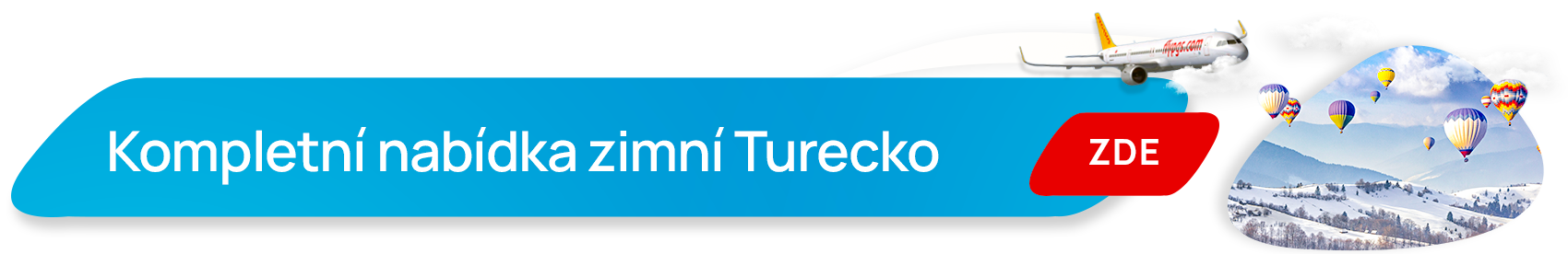 Kompletní nabídka zimní dovolené v Turecku